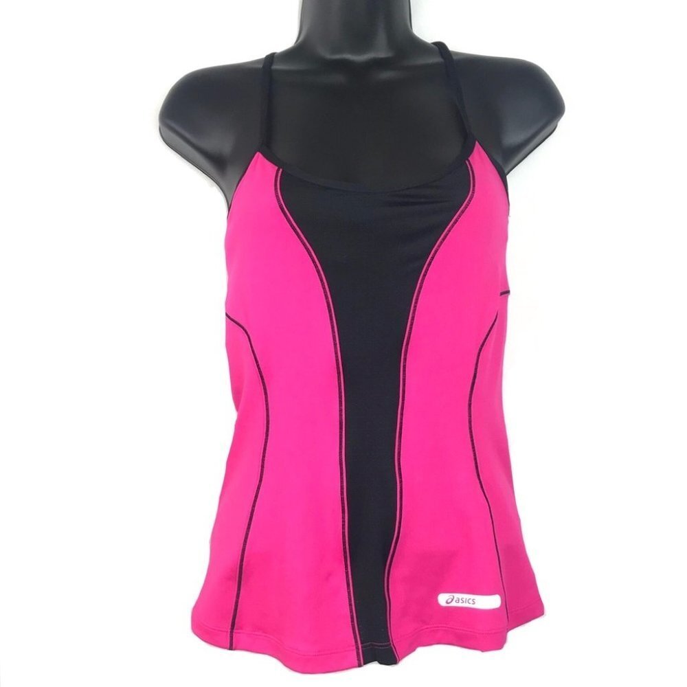 Oasis‎ Hot Pink and Black Tank Top